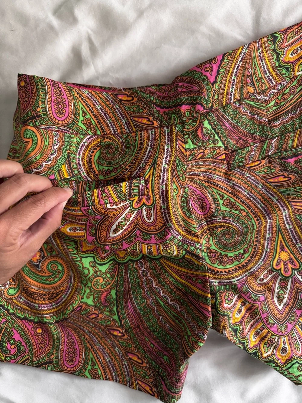 J. Crew Paisley Print Women's Shorts in Multicolor